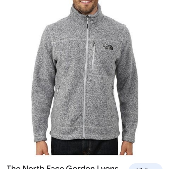 The North Face Fleece Jacket SZ.XL Grey - Picture 1 of 8
